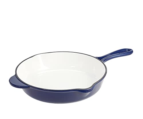 Servappetit - Cobalt Glazed Enamel Cast Iron Round Skillet