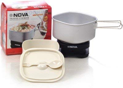 Solanki9094371024 Nova Aluminium Travel Cooker (Grey, 1.3 Liter)