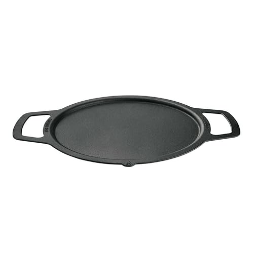 Solo Stove Ranger Cast Iron Griddle Top, Cookware for Ranger fire pit, Fireplace accessory, Cooking surface: 14.25", Weight: 12.5 lbs