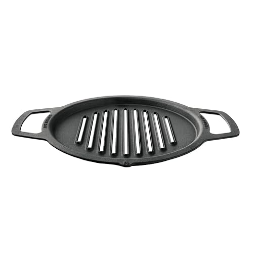 Solo Stove Ranger Cast Iron Grill Top, Cookware for Ranger fire Pit, Fireplace Accessory, Cooking Surface: 14.25", Weight: 13 lbs