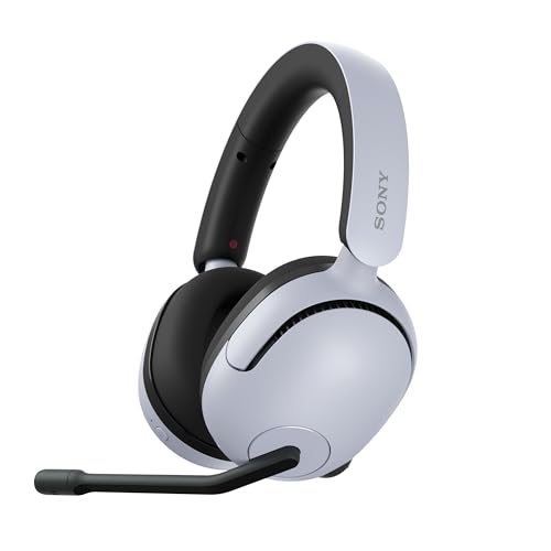 Sony INZONE H5 Wireless Gaming Headset, 360 Spatial Sound, Works with PC, PS5, 28 Hour Battery, 2.4Ghz Wireless and 3.5mm Audio Jack, Bidirectional Boom Microphone, 40mm Drivers, WH-G500/White