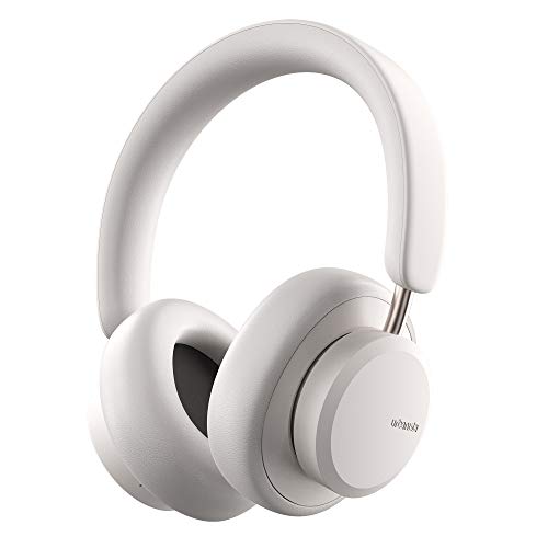 Urbanista Miami White Pearl Hybrid Active Noise Cancelling with Mic Wireless Premium Headphones,Upto 50 Hours Playtime,Over Ear