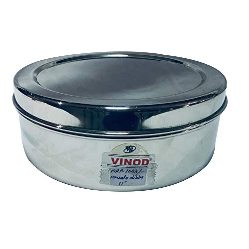 Vinod Stainless Steel Masala Dabba Size 11"