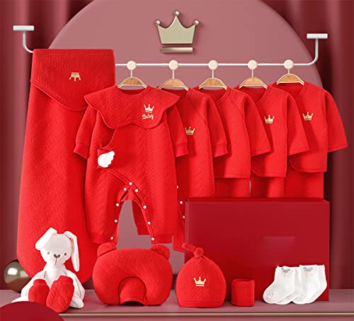 YUPPIN Unique Gift Set for Newborn Baby Boy and Baby Girls- White Set of 20 Dresses & Baby Accessories