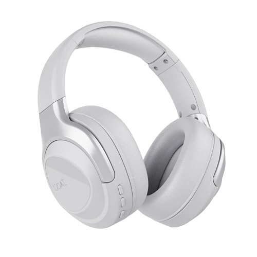 boAt Newly Launched Nirvana Eutopia Bluetooth Headphones with Head Tracking Function, Spatial Audio,20 HRS Playtime, ENx™ Tech, ASAP™ Charge, Hearables App(Android only, iOS coming soon)(Primia White)