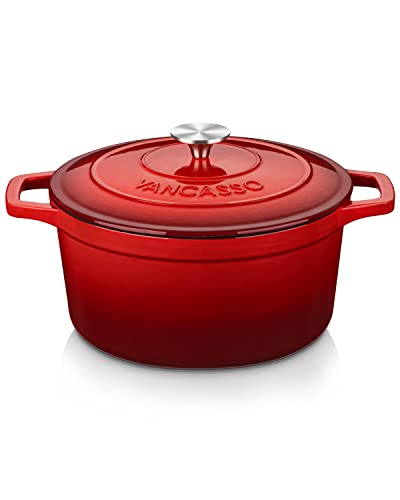 vancasso Cast Iron Dutch Oven 6 Quart